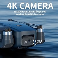 X-IMVNLEI X5 GPS Drón 4K Kamerával, 38 Perc Repülési Idő, 5G WiFi, Összecsukható, Követő Mód, Kefementes Motor, Szélálló, Automatikus Vissza 3