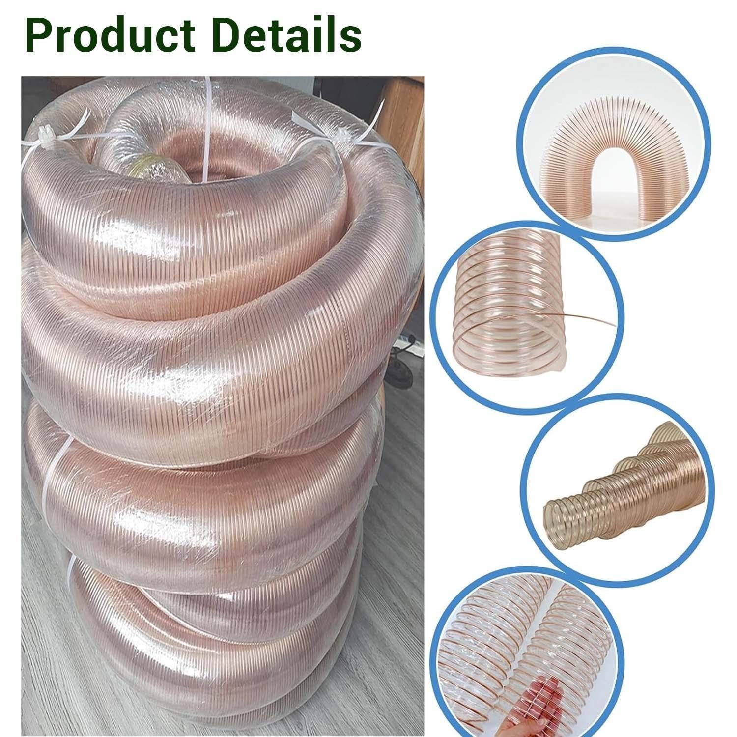 Tuyau De Collecte De Poussière En PVC Pour Systèmes D'aspiration