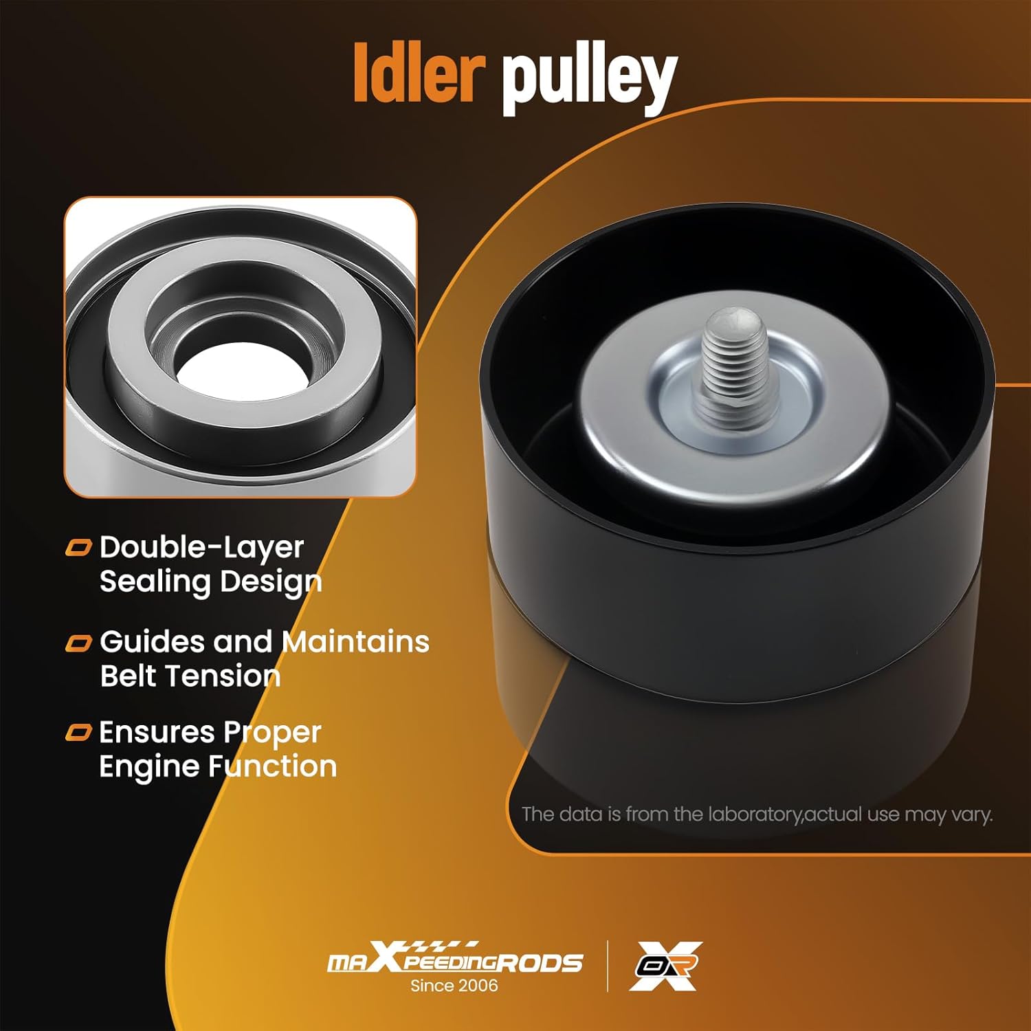 maXpeedingrods Engine Drive Belt Tensioner Idler Pulley Serpentine Belt Kit for Nissan Altima 2006-2012 Murano 2007-2014 Maxima 2008-2014 Quest 2011-2012 3.5L 11955JA10D 7PK1705 11925JA11A 11925JA100