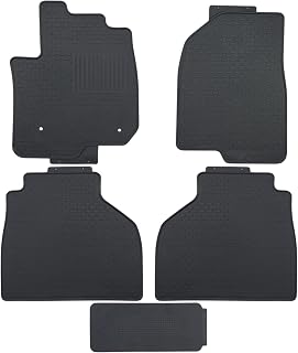 Custom-fit for 2019-2025 Chevrolet Silverado 1500/GMC Sierra 1500 & 2020-2025 Chevy Silverado/GMC Sierra 2500HD/3500HD Crew Cab Premium All-Weather Rubber Floor Mats and Liners