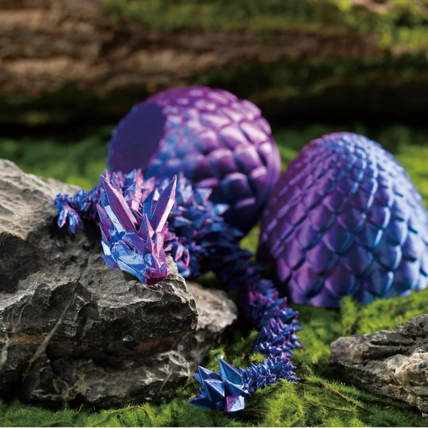 3D Printed Dragon Easter Egg,Basket Essentials Stuffers,Prefilled Easter Egg Filled with Toy,Basket Stuffers.Fidget Toy for Kid boy