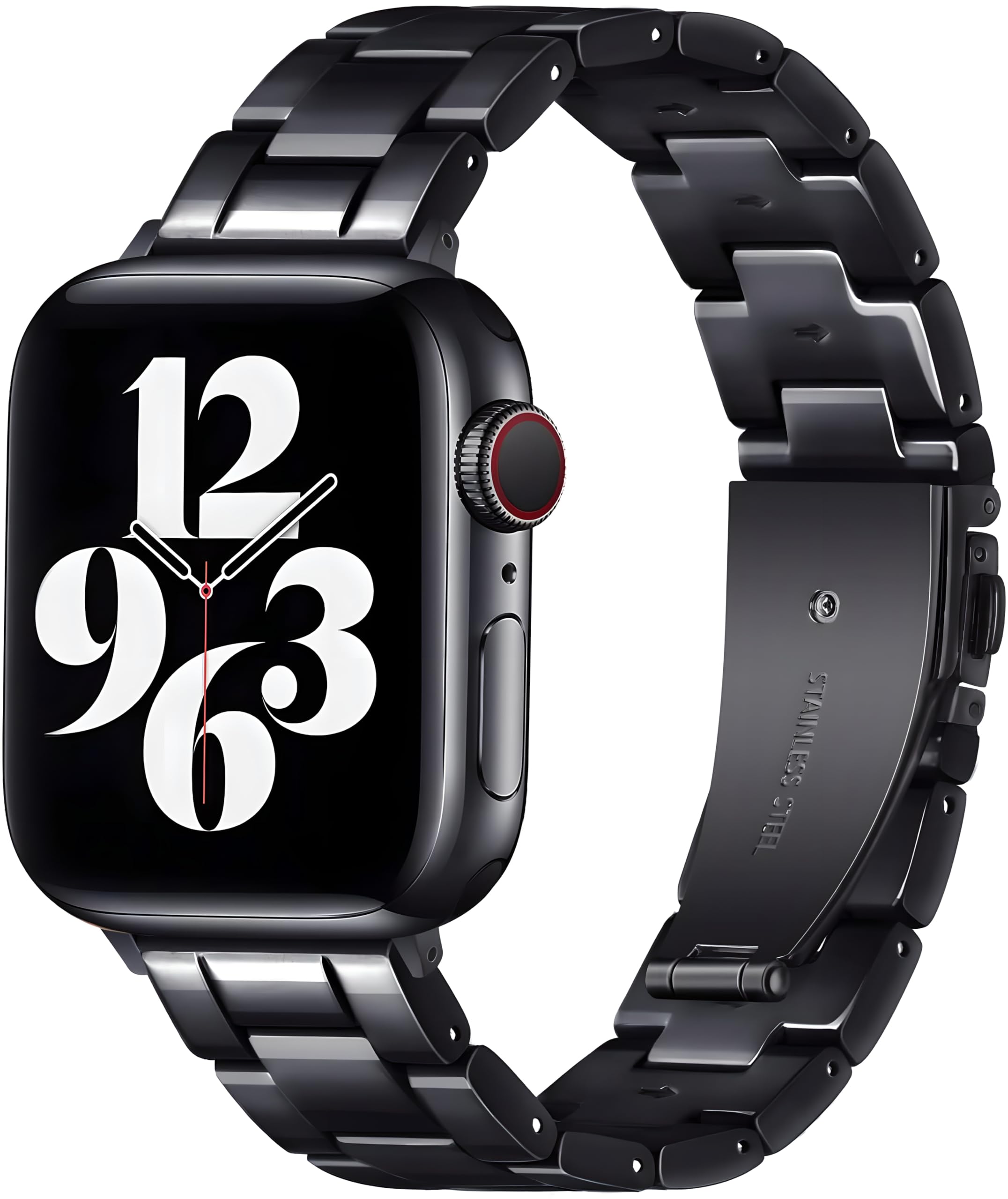 Cinturino Leggero in Resina Compatibile con Apple Watch Cinturini 38mm 40mm 41mm 42mm 44mm 45mm 46mm 49mm, Fibbia in Acciaio Inossidabile Cinturino per iWatch Ultra SE Serie 10 9 8 7 6 5 4 3 2 1