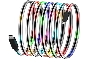 USB C Cable 3A Fast Charging - The Ultimate Charging Experience with Glowing Lights