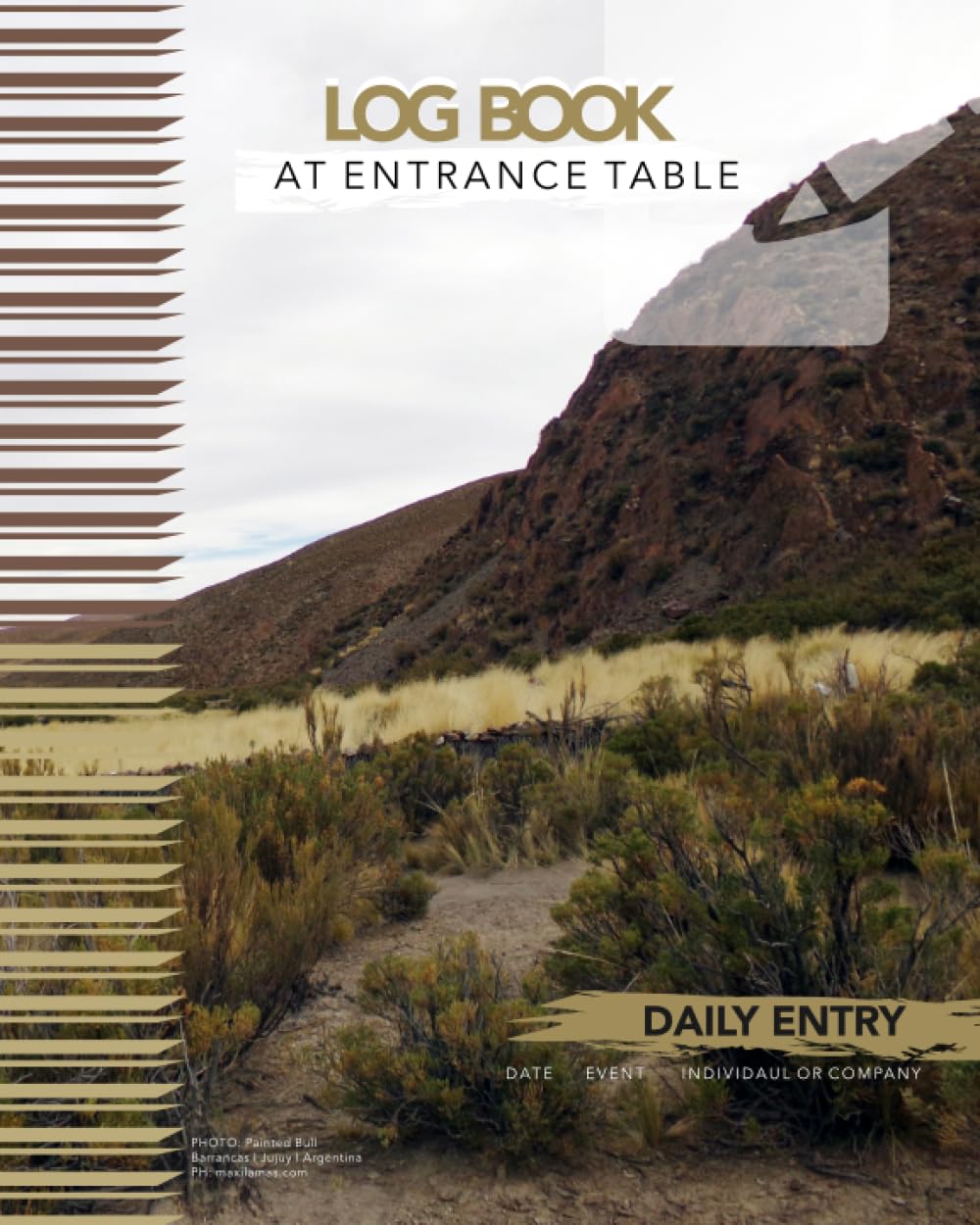LOG BOOK AT ENTRANCE TABLE: Daily Entry: Lamas, Maxi: Amazon.com: Books