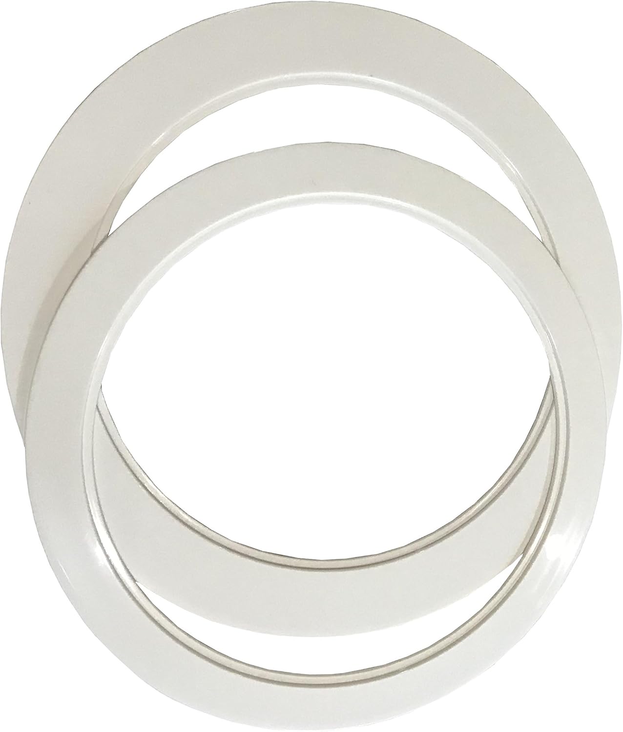 12-Pack 6” Inch White Baffle Recessed Can Light Trim Replaces Halo 310 W Juno 24W-WH -2 Rings