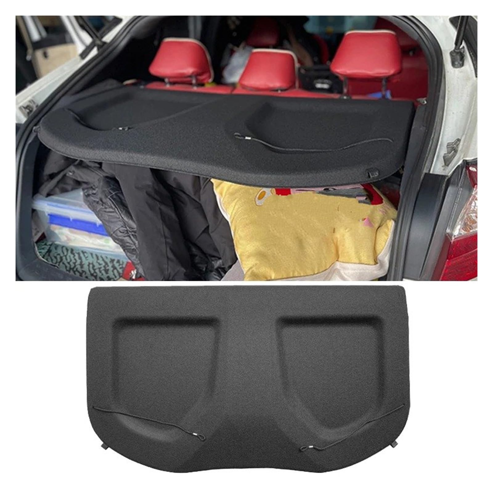 Tronco Privacy Cappelliera per Toyota per CH-R 2018-2023 Copertura per Bagagliaio Non Retrattile Portapacchi Protezione per La Privacy Decorazione per Auto Cargo Cover