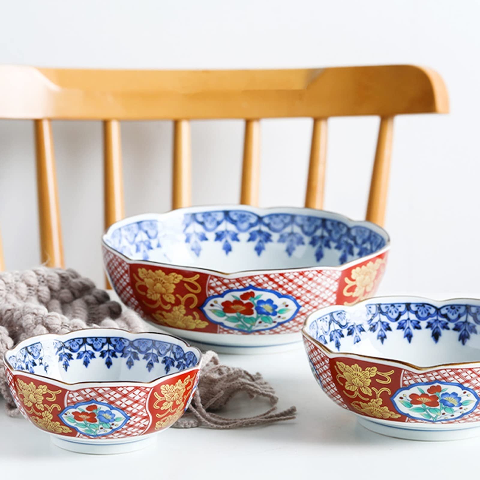 Salaterka miska do makaronu kuchnia kreatywne miski deserowe, ceramiczne miski do zupy, duże miski do ramenu, miski do sałatki, płatki owsiane, miski na przystawki zupy i sałatki (kolor: A)