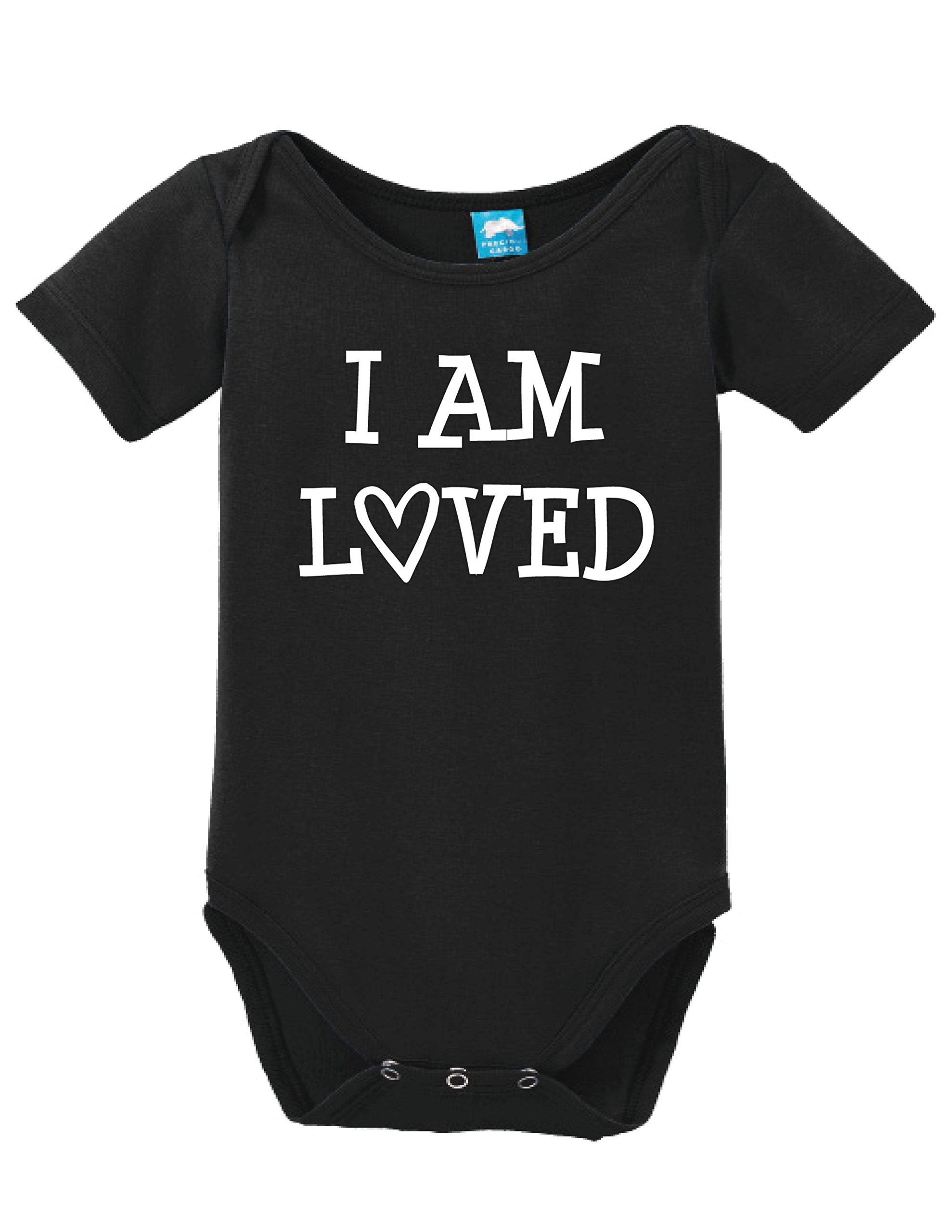 I Am Loved Printed Baby Romper