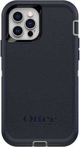 Miniatura 4 de OtterBox Defender Series - Funda de edición sin pantalla para iPhone 12 y iPhone 12 Pro (solo funda), solo funda, embalaje no minorista, jeans azul