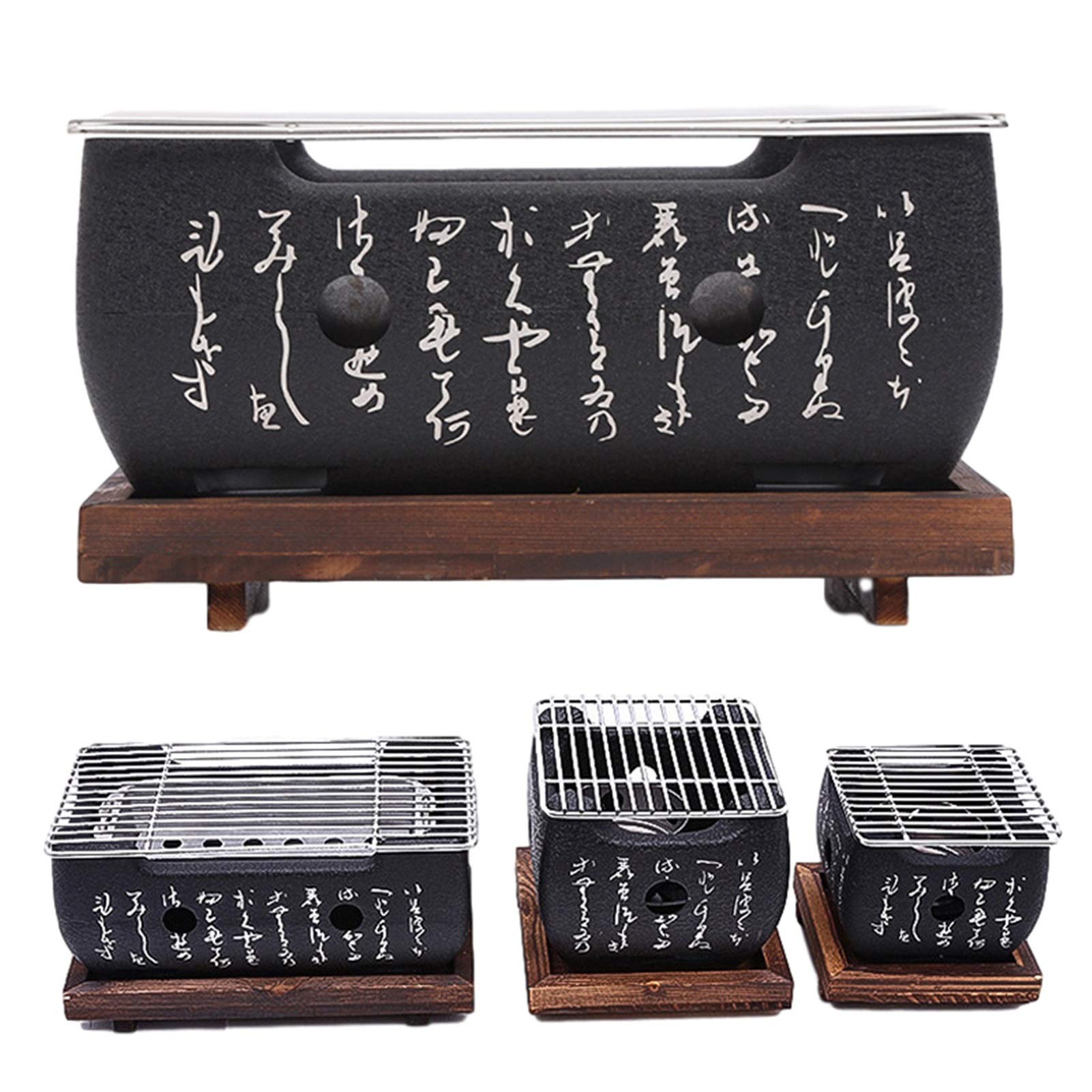 Barbecue Griglia a Carbone Mini tavolino-Top Griglia a Carbone griglia Portatile Grill Grill Grill Grill Grill Griglia con griglia a Rete Metallica e Base Utensile Barbecue Picnic