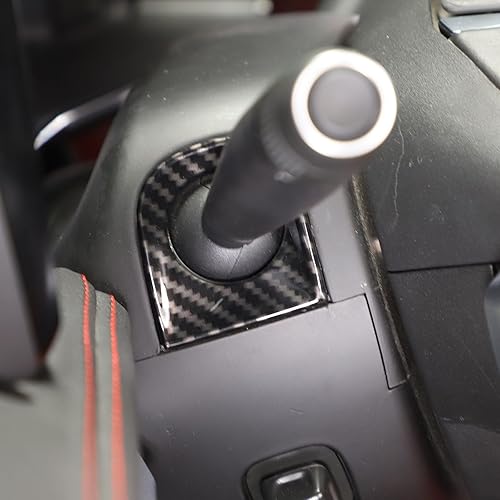 Cubierta de la base de la palanca de giro para Chevrolet Corvette C8 2020-2024 ABS decorativo Adhesivo de protección interior Accesorios (patrón de