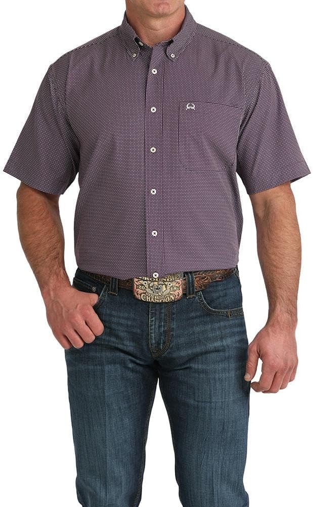 Cinch Men's Print Short Sleeve ArenaFlex Shirt