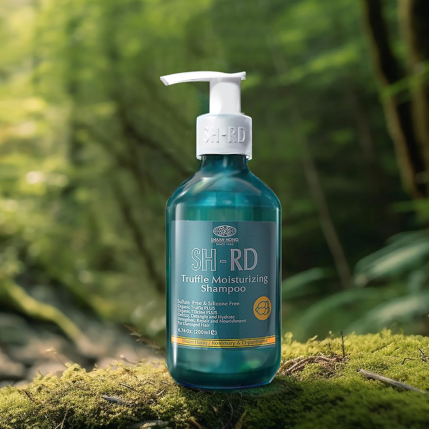 SH-RD Truffle Moisturizing Shampoo for Dry Damaged Hair | Shampoo with Truffle Extract, Keratin, Rosemary | Intense Hydration, Repair & Scalp Relief | Sulfate-Free - 6.76oz/200ml