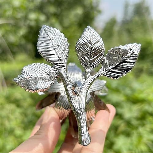 Miniatura 6 de Árbol de cuarzo ahumado y cristal de cuarzo de 3.7 pulgadas, mineral de racimo de cuarzo transparente natural, árbol de la vida, flores de cristal,