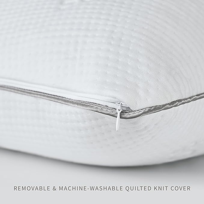 Almohada Memory Foam Refrescante Queen - Soporte Contorneado - Funda Lavable miniatura 5