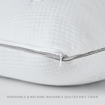 Saatva Graphite Memory Foam Pillow, Cooling Comfort & Contouring Support