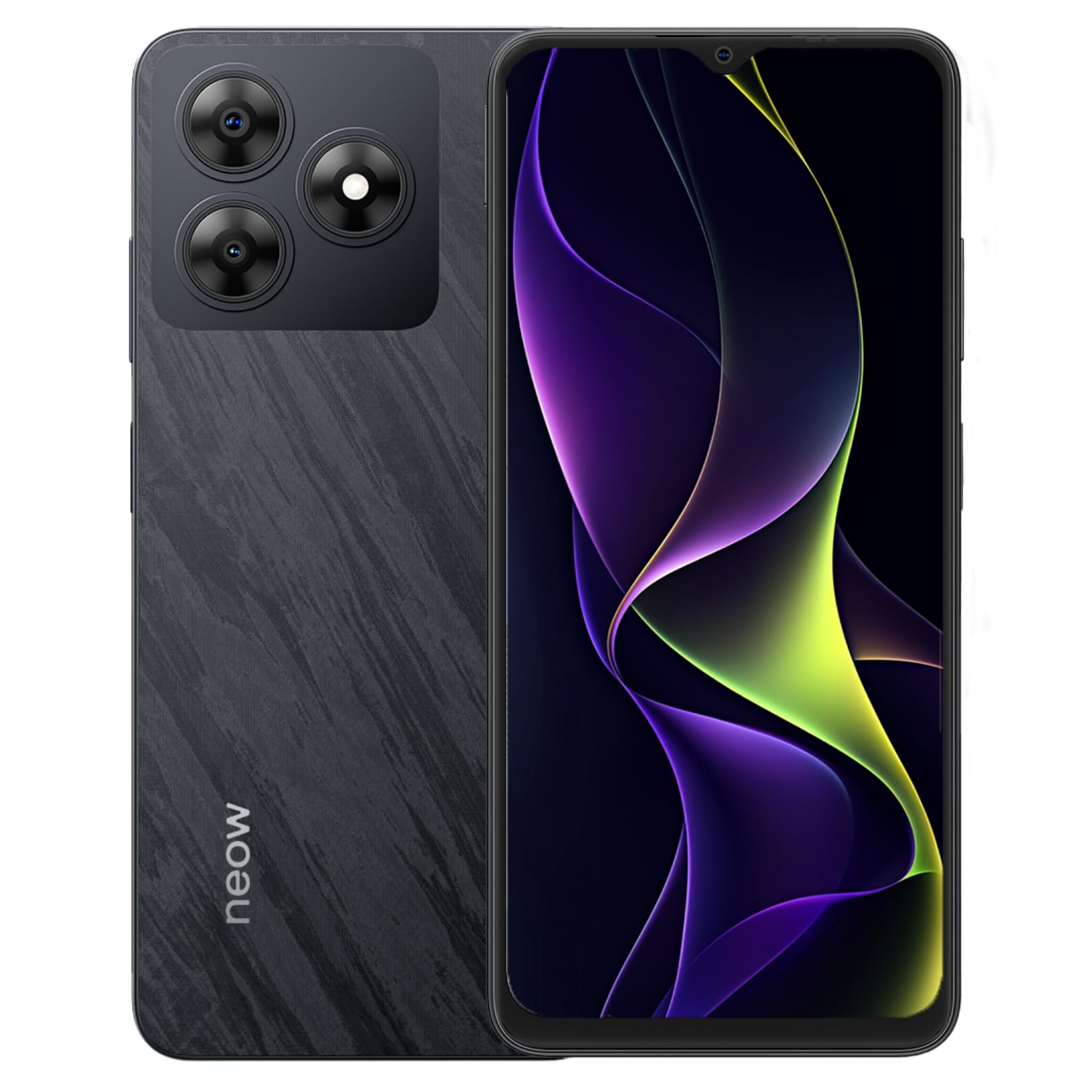 Neow Safe (Smartphone pour Adolescent - 6.6'' - 64 Go, 3 Go RAM) Noir