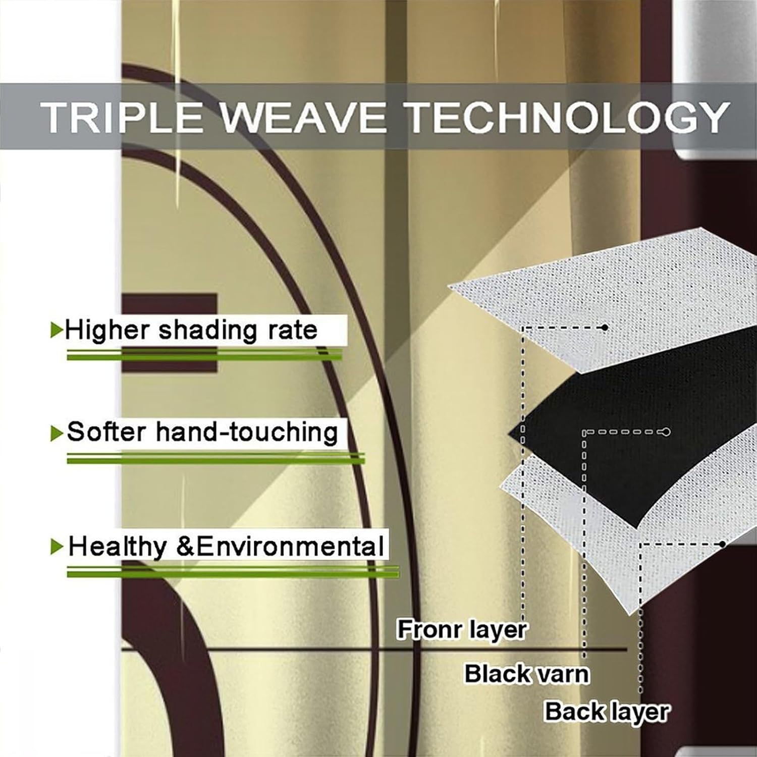 Vintage Theater Curtains, Retro Home Cinema Film Strips Motion Picture Art Printed Blackout Window Drapes for Bedroom Living Room Kitchen Decor Fabric 2 Panels 42x54 Inch 80% Shading Rate