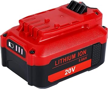CMCB205 5.0Ah 20V Replacement Battery for Craftsman 20V Lithium-Ion Battery CMCB201 CMCB202 CMCB204 CMCB205 CMCB206 CMCD700C V20 Series Cordless Power Tools