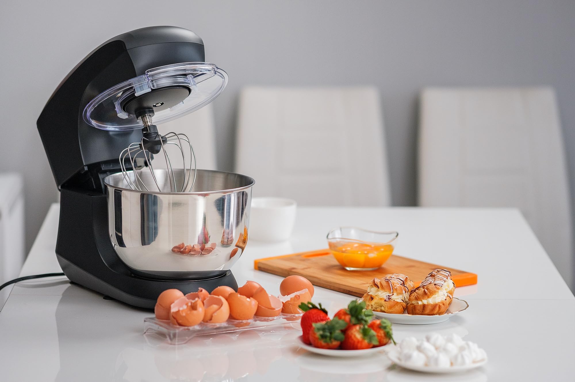 teesa Easy Cook Single Black Robot de Cocina, agitador, batidora, 1400 W, 1 Liter, 44 Decibeles, Aluminio, Negro