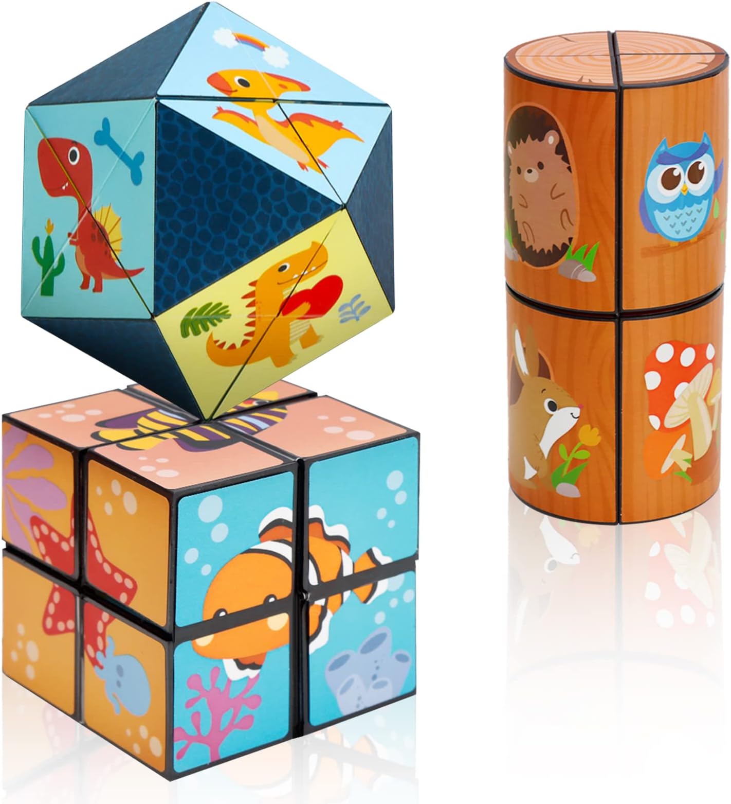 3 Themes Magic Cube Yoshimoto Cube Set for Kids and Adults, Toys for Boys and Girls Ages 8-12Global Recycled StandardGlobal Recycled StandardGlobal Recycled Standard
