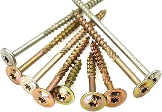 Tellerkopfschrauben 5x80 mm (50 Stück) Verzinkt mit Torx Antrieb (TX 25) und ETA Zulassung (Holzbauschrauben)
