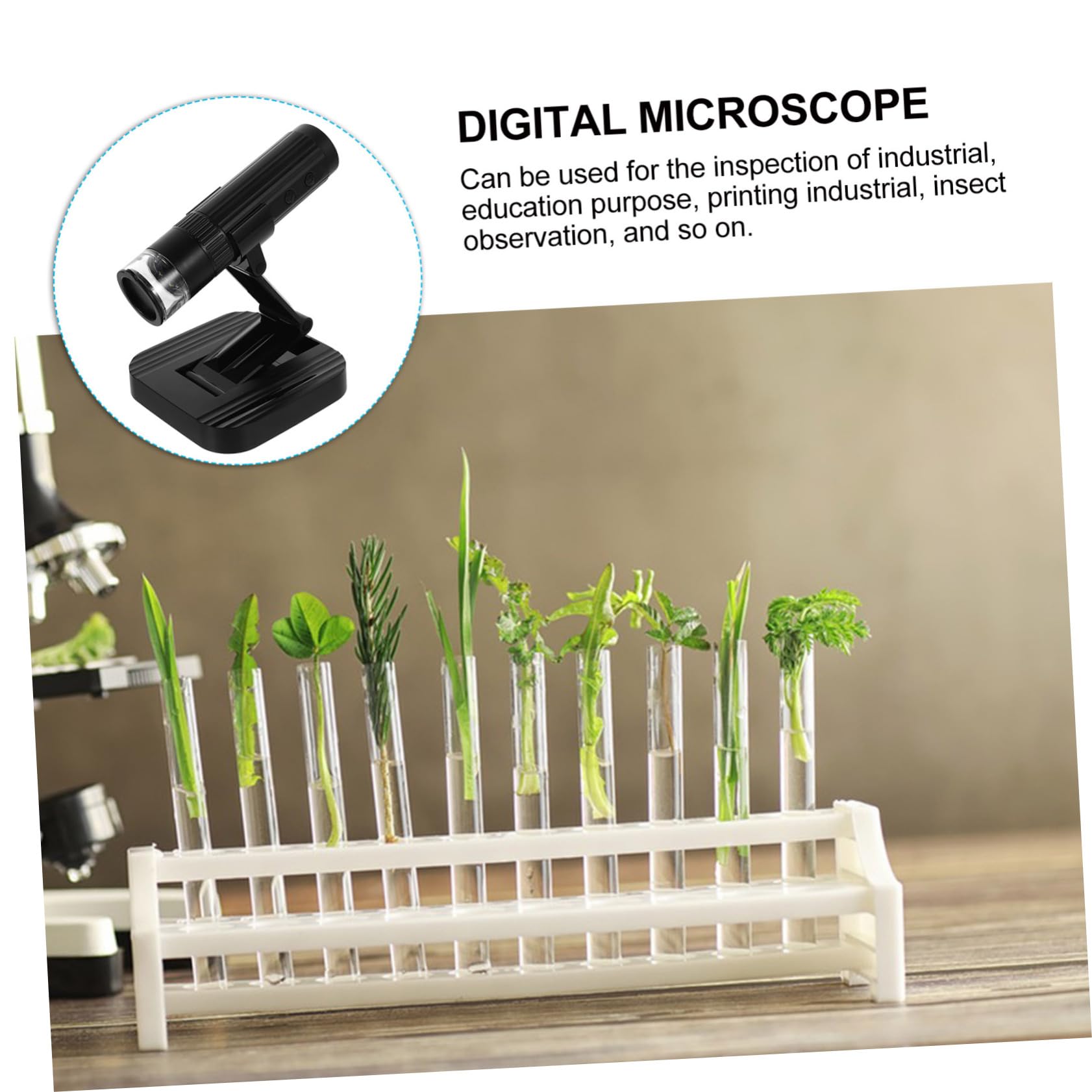 Microscopio Portátil Digital Cámara Microscopio De Bolsillo USB para Laboratorio Digital