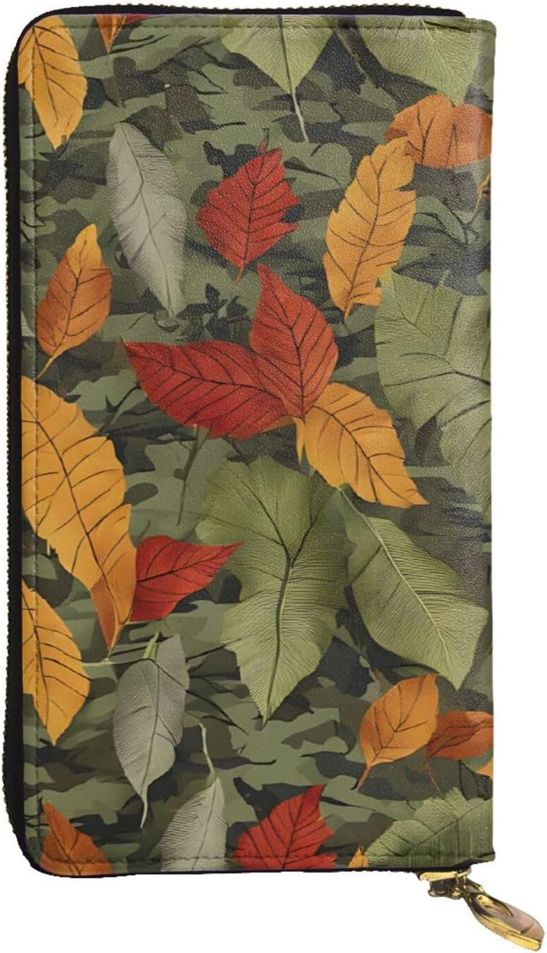 Camoflaugefull Width Double-Sided Printed Long Wallet Is A Must-Have For Travel, Portable And Easy To Store In One
