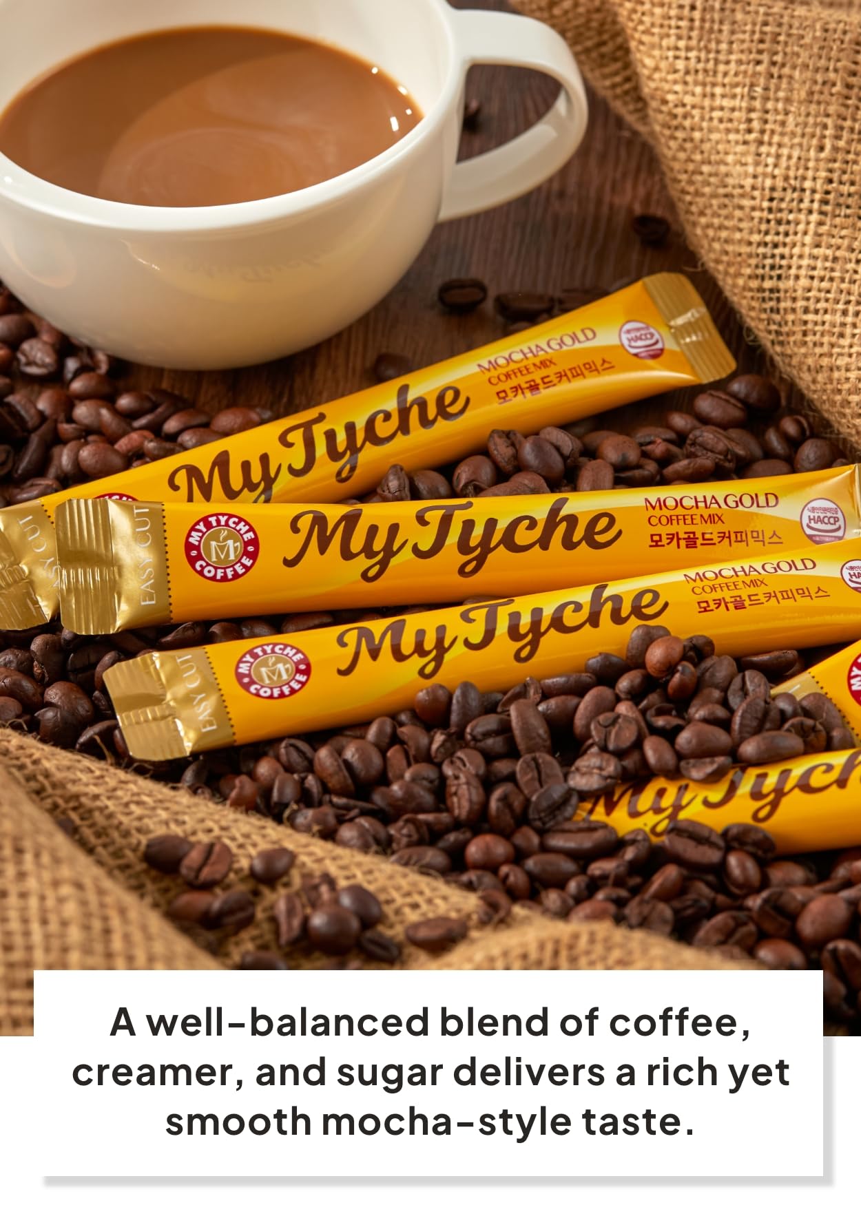 Amazon.com : Korean Food Mocha Gold Coffee Mix 100T | MY TYCHE