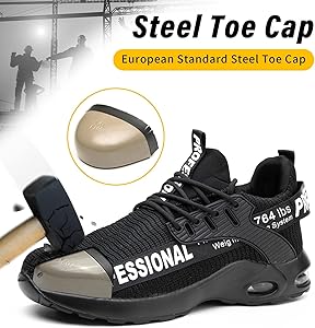 Sicherheitsschuhe Mit Stahlkappe Leicht - EN ISO 20345 Für Herren & Damen