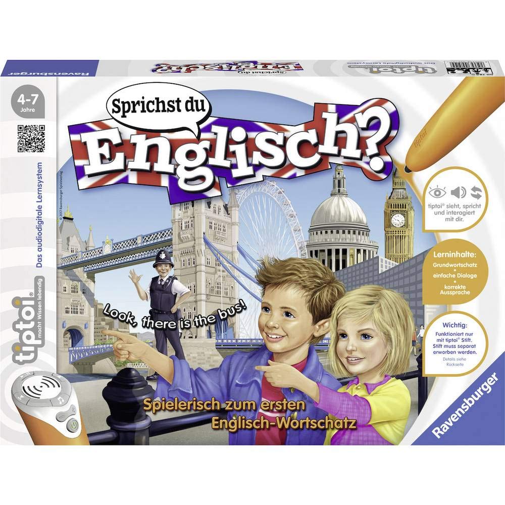 Ravensburger tiptoi 00786 - Spiel: Sprichst du Englisch? / Lerne spielerisch und interaktiv Englisch