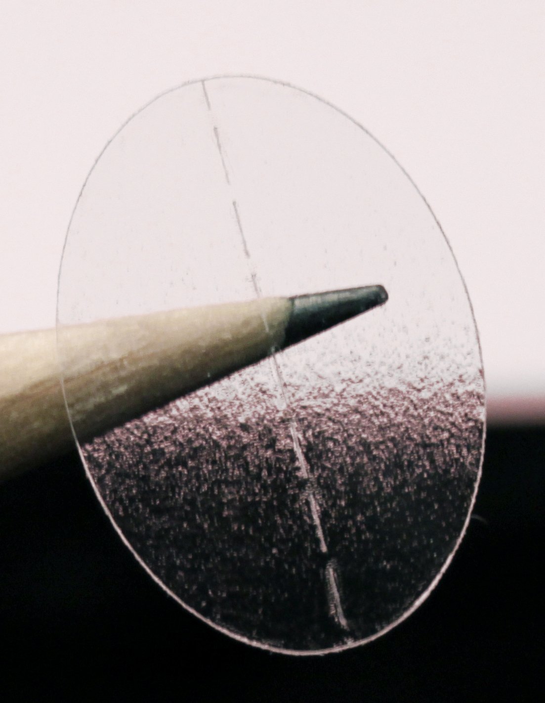 ChromaLabel 3/4 x 1 Inch Oval Clear Labels, Library Supplies, Envelope Sealer Perforated Clear Stickers - 1000 Pieces of Envelope Seal Stickers per