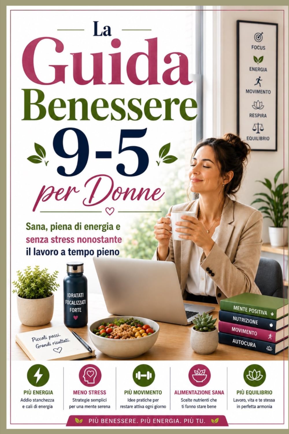 La Guida Benessere 9–5 per Donne: Sana, piena di energia e senza stress nonostante il lavoro a tempo pieno