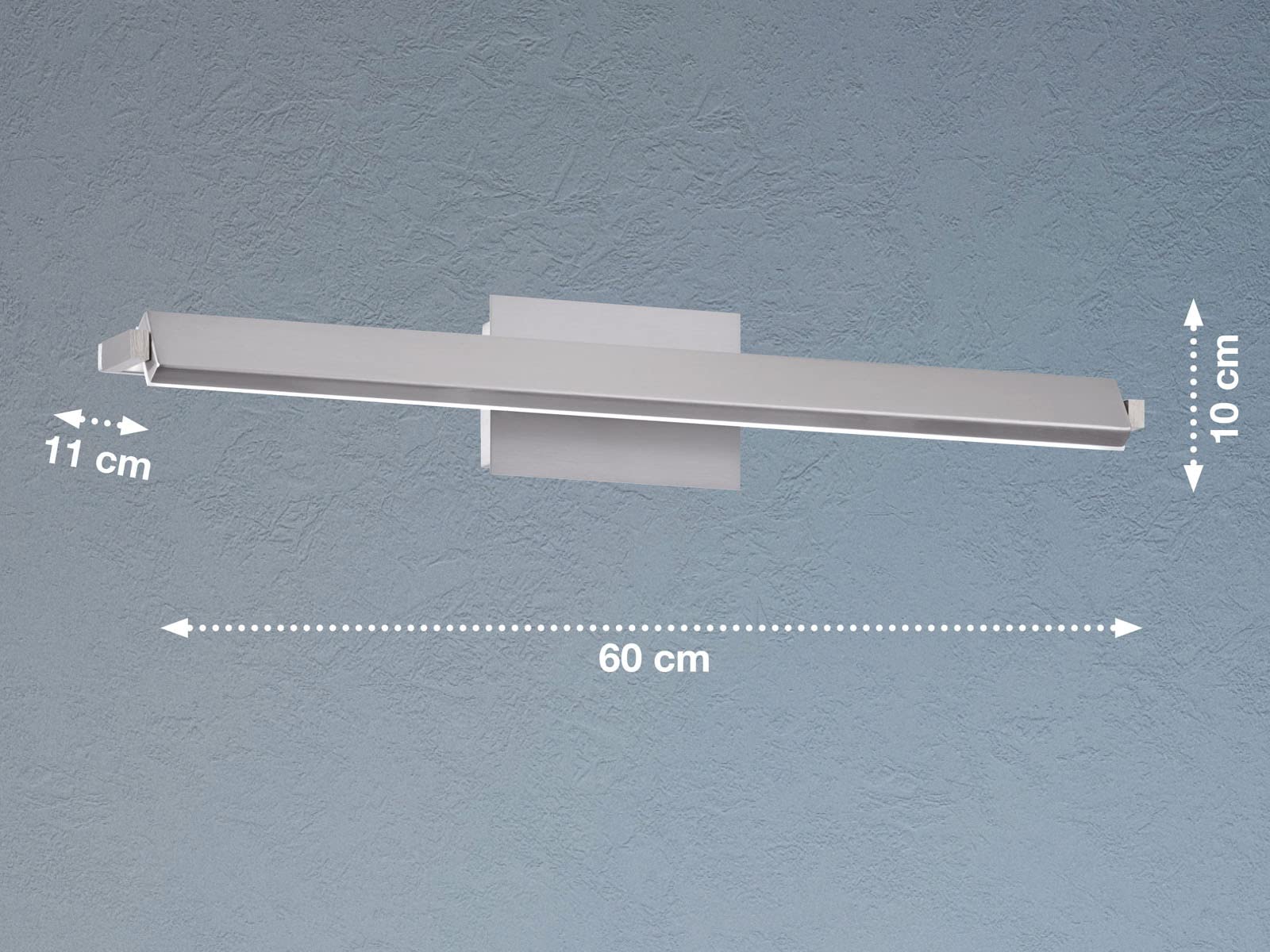 Fischer & Honsel Pare Tw Lampa Ścienna, Szary, Länge: 60 cm