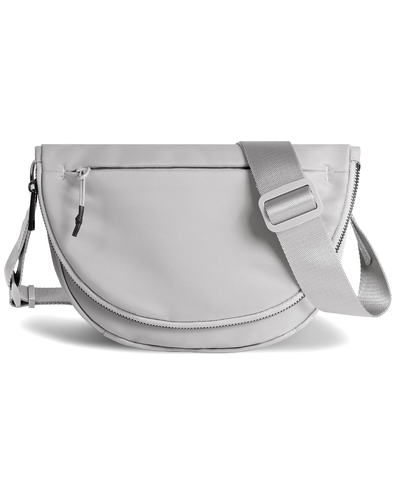 Crescent Bag for Women and Men, Fashion Medium Nylon Folding Crescent Moon Bag Single Shoulder Bag with Adjustable Strap