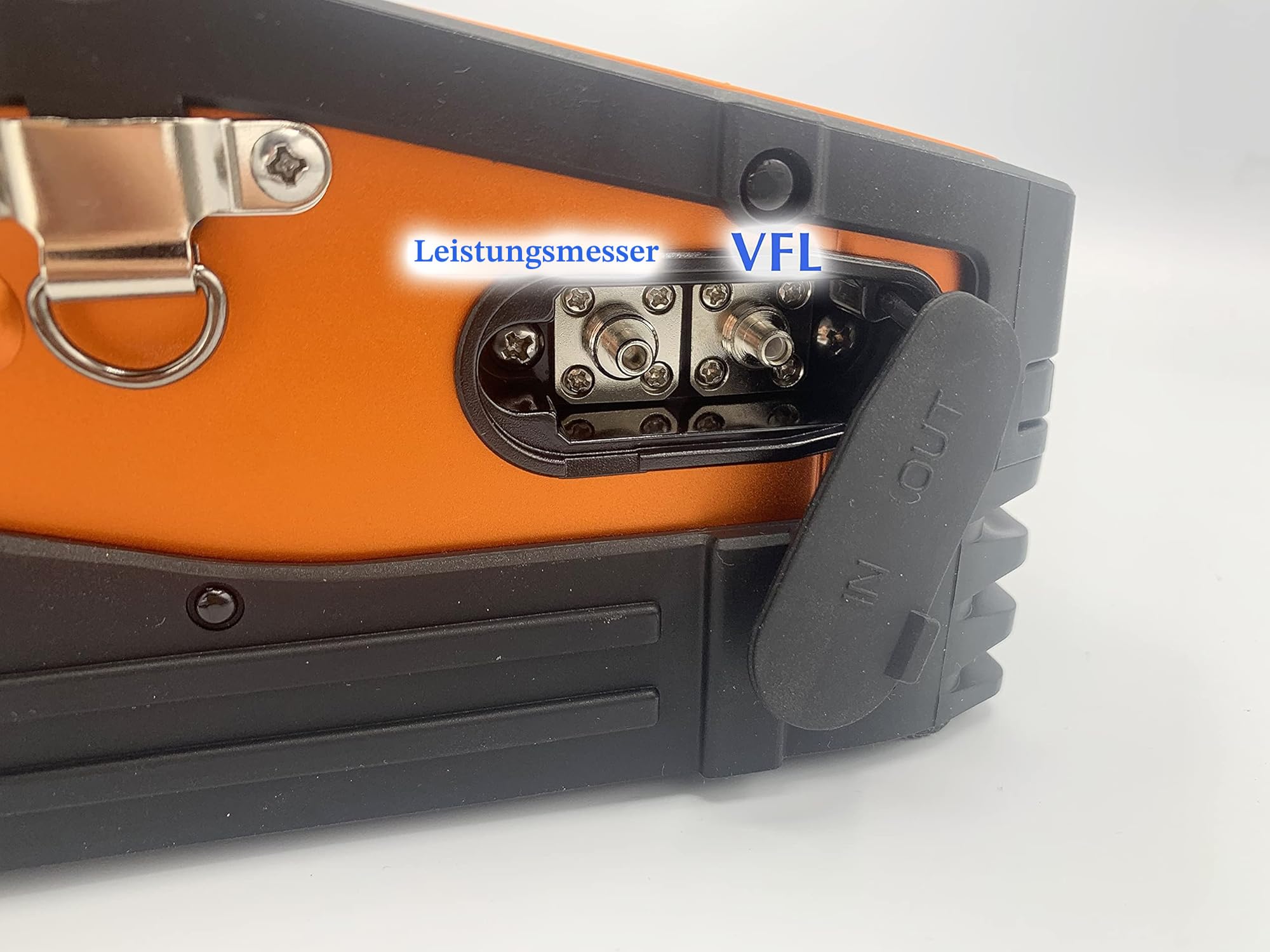 Elfcam® - Glasfaser Spleißgerät Ai9 Kit, Automatisches Fusionsspleißgerät, Herz mit Herz, 6 Motoren, Beleuchtung & Integriertes Fotometer, Glasfaser-Schweißgerät, Touchscreen für FTTH & FTTx