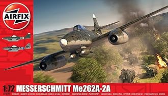 Messerschmitt ME262A-2A Airplane 1:72 WWII Military Aviation Plastic Model Kit A03090