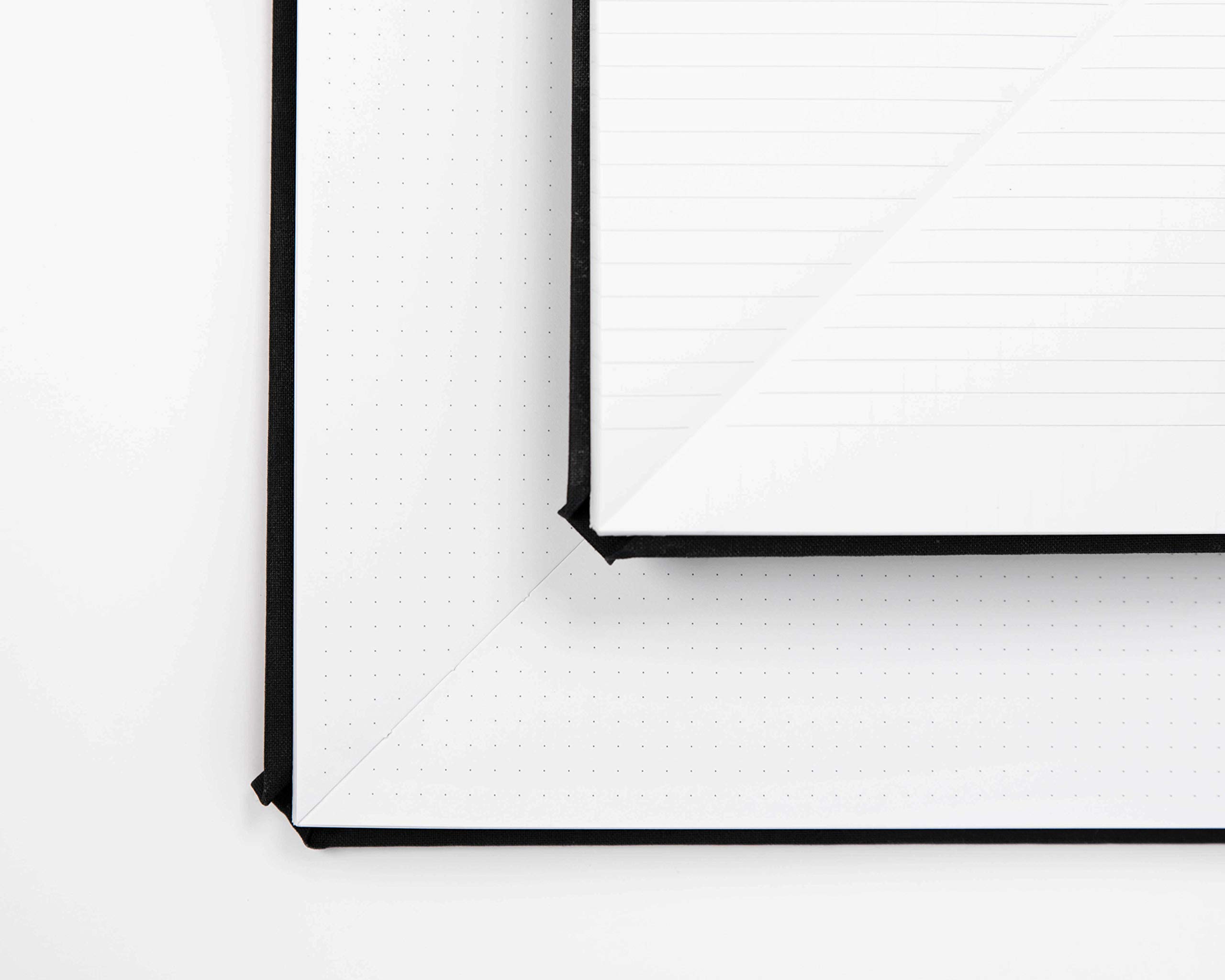 Taccuino triangolare, design unico, con copertina rigida in tessuto, quaderno triangolare, colore nero