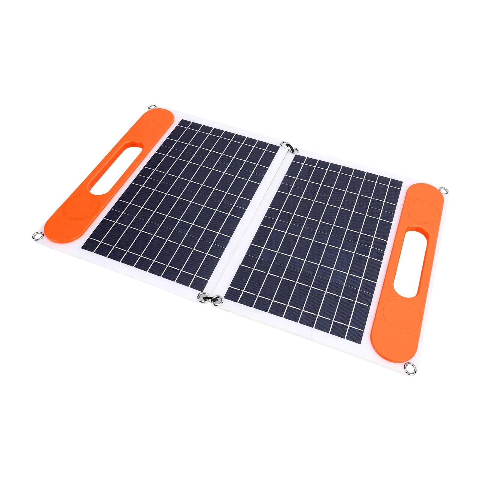 RIZGHWOY 60W Monokrystaliczny Przenośny Zestaw Paneli Słonecznych z | Podwójne USB, Typ C, Wyjścia DC, Kontroler ładowania 100A, Wodoodporny do Kempingu, Wędrówek, RV, Awaryjnego zasilania.