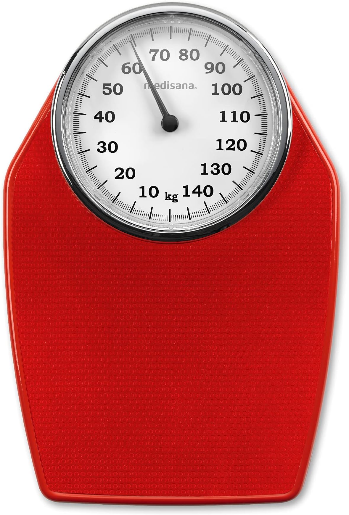 Medisana PS 100 Square Red Mechanical Bathroom Scales