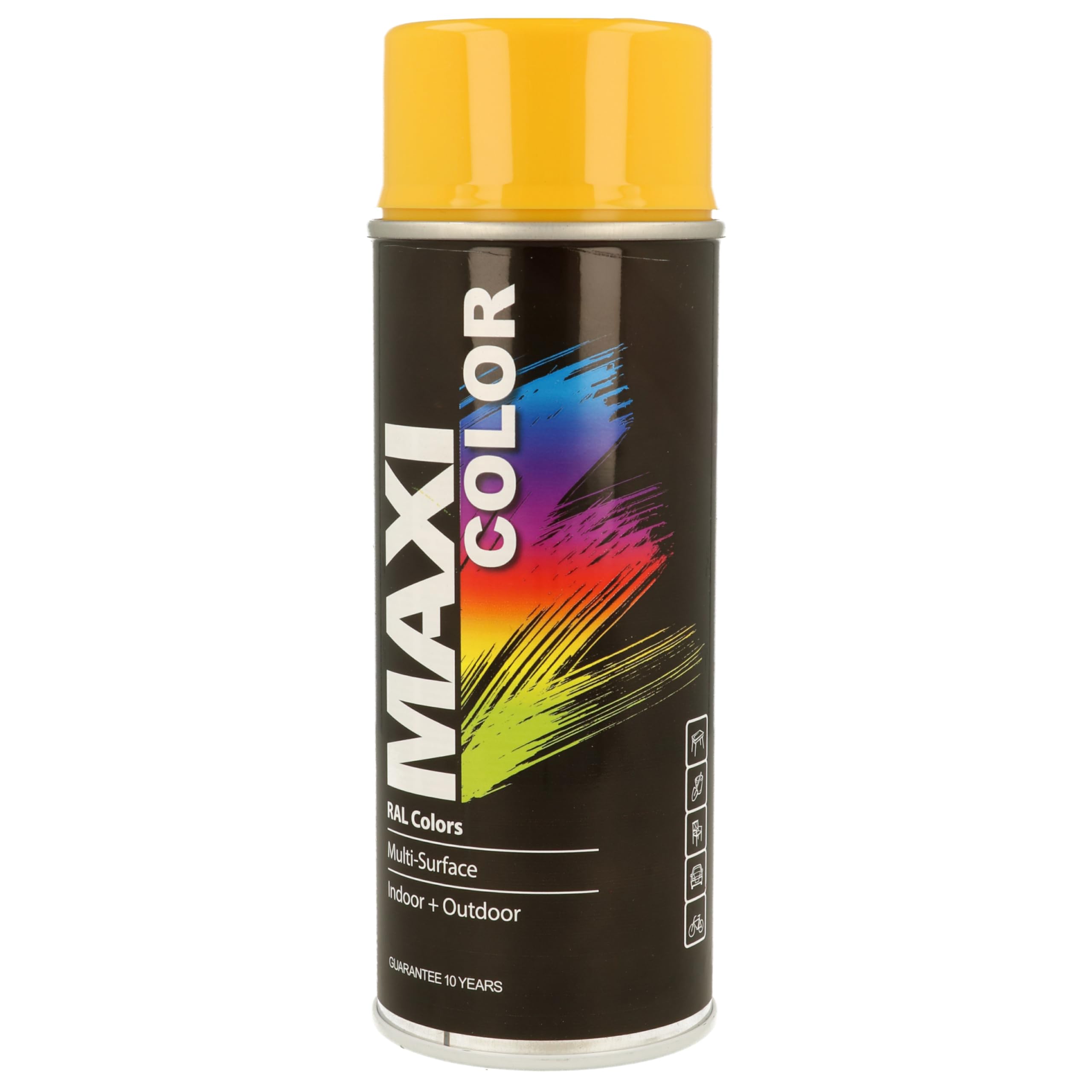 Maxicolor Mx1004 Maxicolor Spray Gloss Gold Yellow Ral1004 400Ml Mxcmx1004 from B&Q