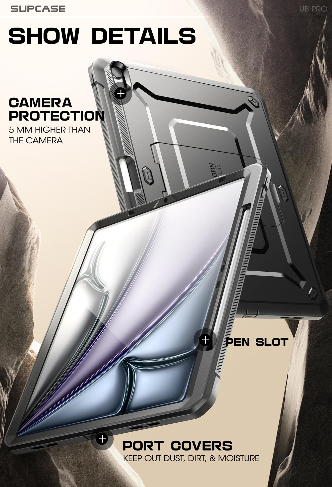 Amazon.co.jp: SUPCASE iPad Air 11インチ 2024 M2 第6世代 ケース 