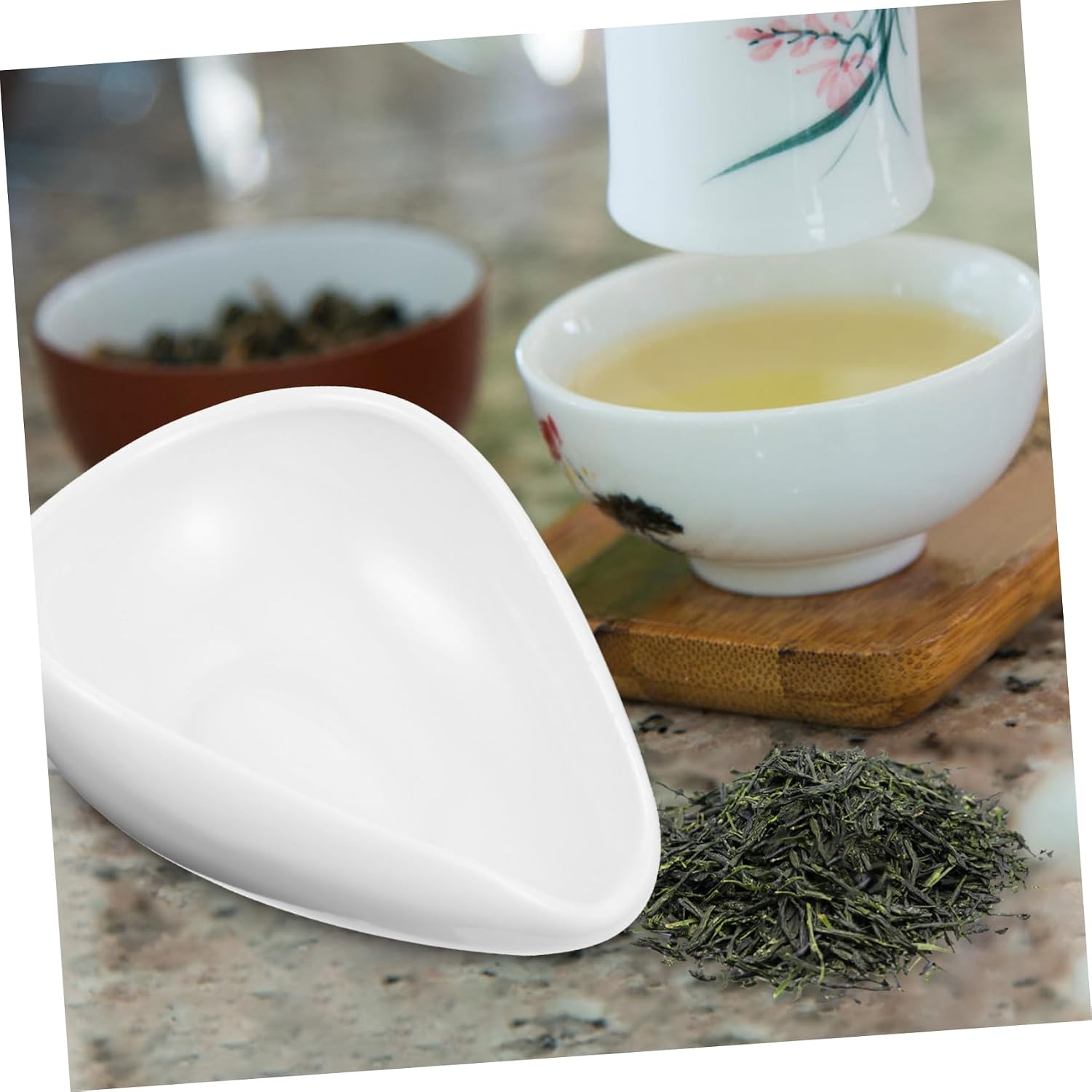 Ceramic Tea Scoop 1 Pc Practical Teaspoon for Loose Leaf Design and Home Use
