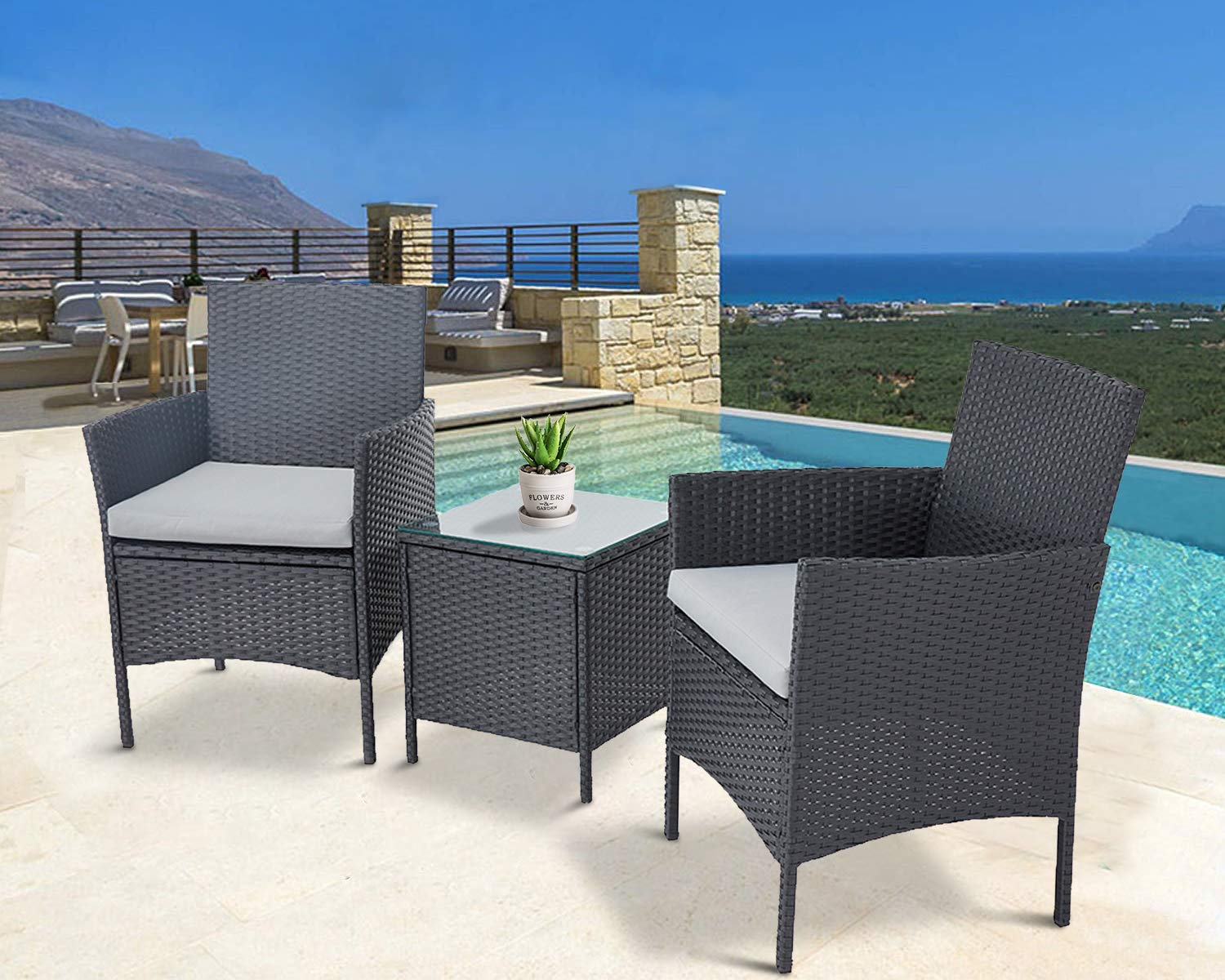 Black Wicker Chairs All Chairs