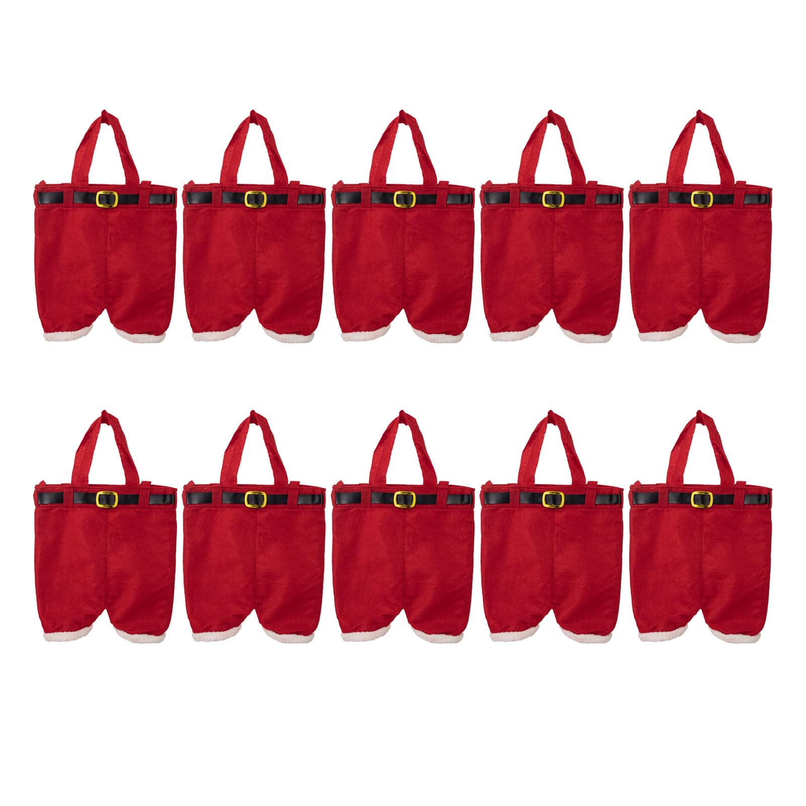 Sac pour bouteille de vin de Noël : lot de 10 pochettes créatives pour décorer vos tables de fête
