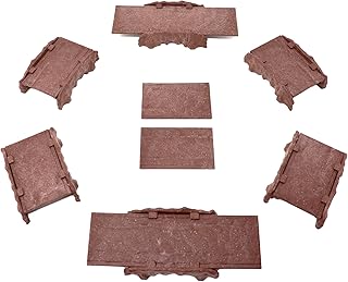 Affordable Modular TTRPG Terrain Set ∣ Injection-Molded for Superior Durability ∣ Easy Storage & Recycled Material D&D Tiles ∣ Gnoll Terrain SetCavern Rock Bridges Kit