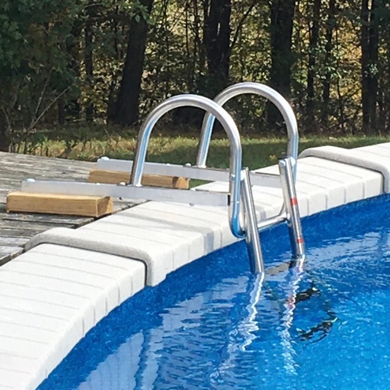 Échelle de yacht et ponton pour baignades en mer sécurisées avec kit complet