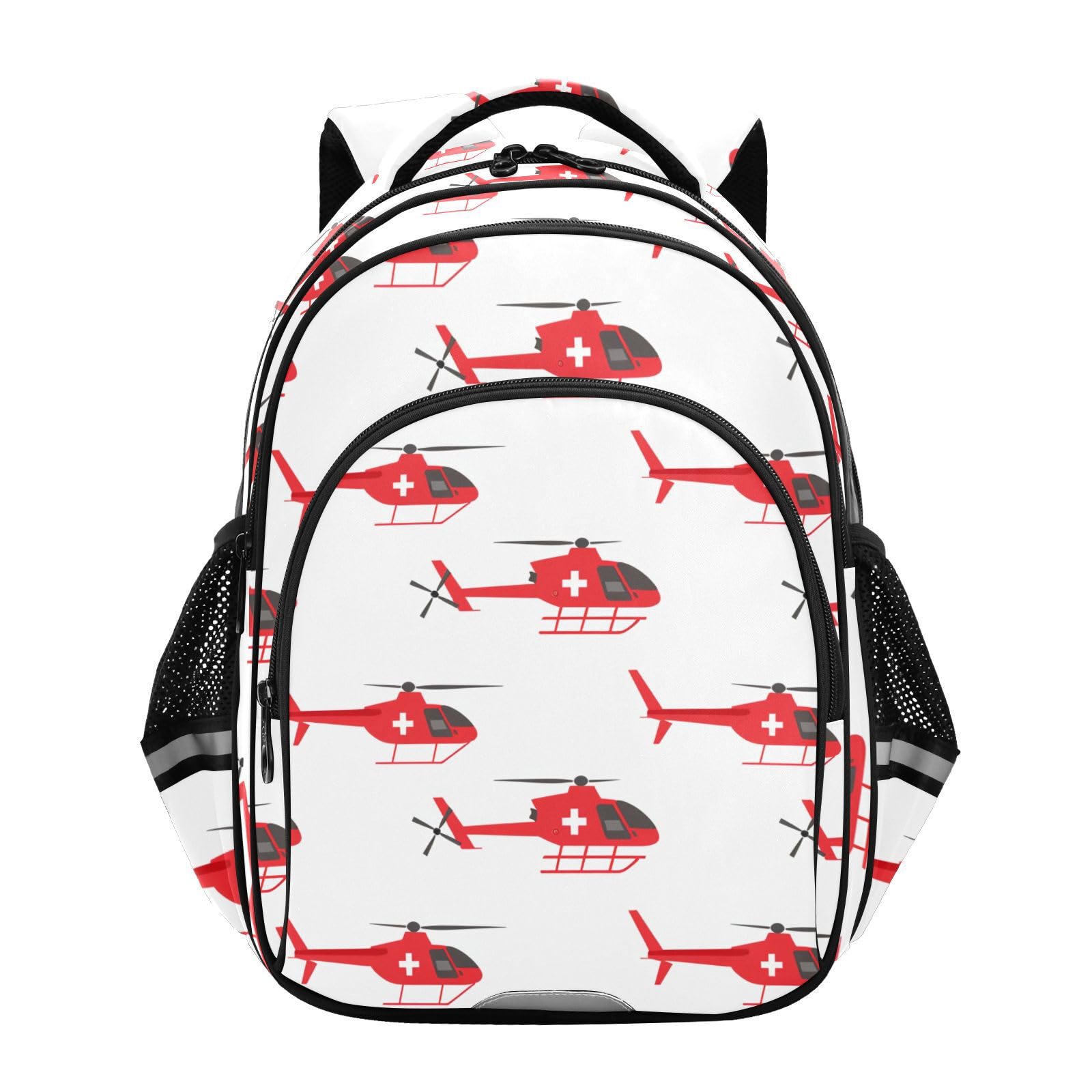 KLL Czysty design plecak dla nastolatek gimnazjum duża torba na książki chłopcy podróż plecak pomoc helikopter