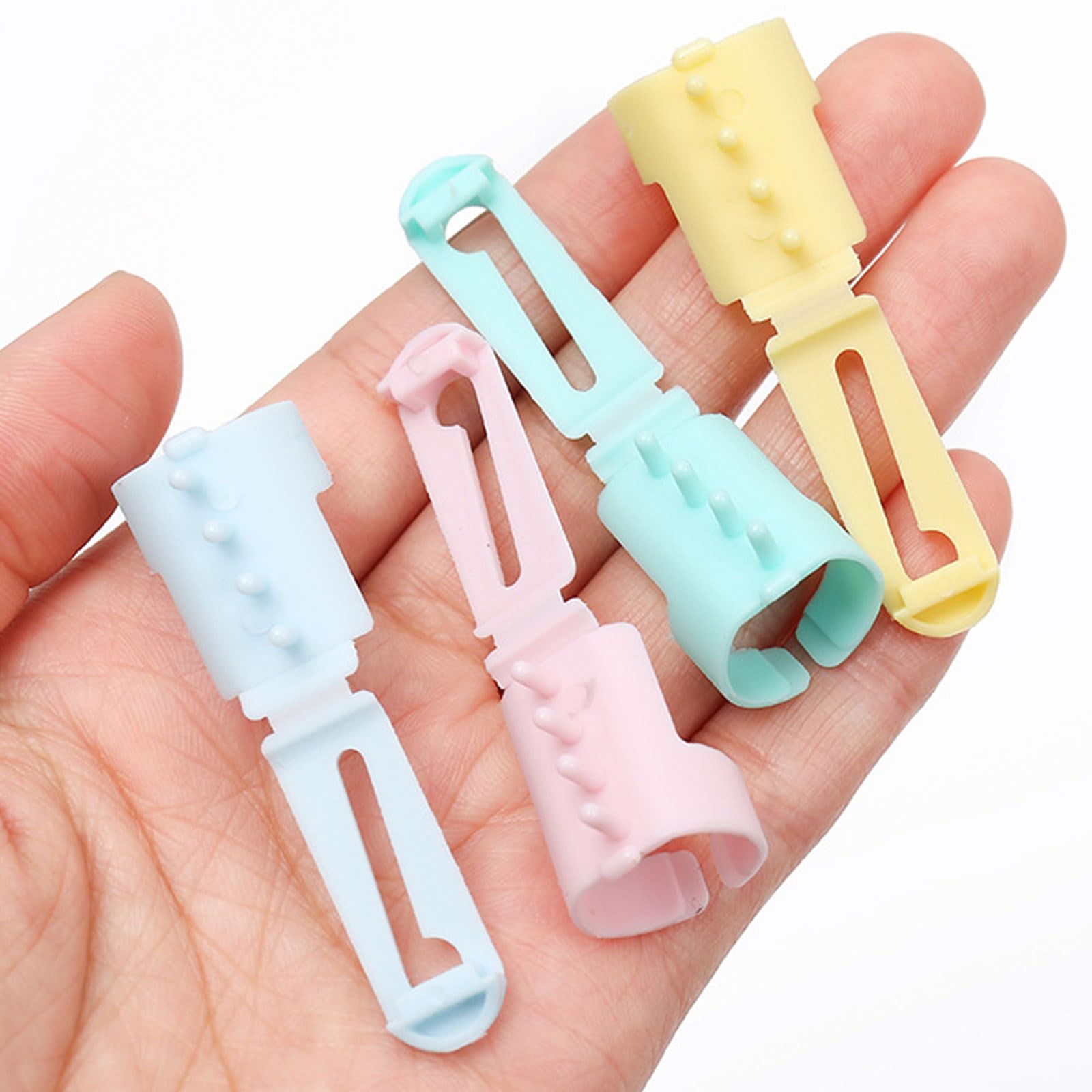 Anelli Per Uncinetto Regolabili - Set 4 Pezzi Con Design Animale Per Tensione Filo - Foto 5