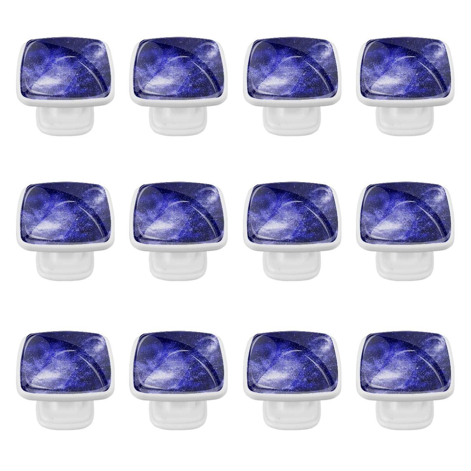 Boutons de commode galaxie boutons de tiroir cuisine pourpre x12
